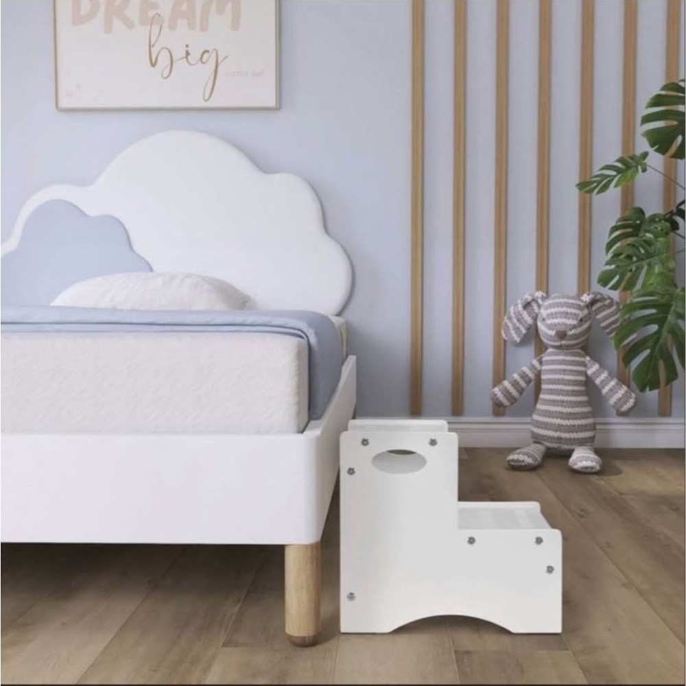 White Step Stool - Picture 2 of 4